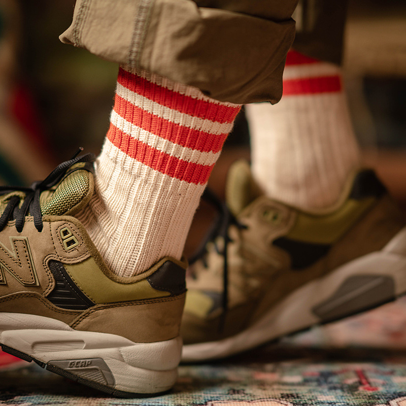 Men's Winter Socks: Thick Combed Cotton, Retro Japanese Style, Heavy Duty Sports Socks - Image 3