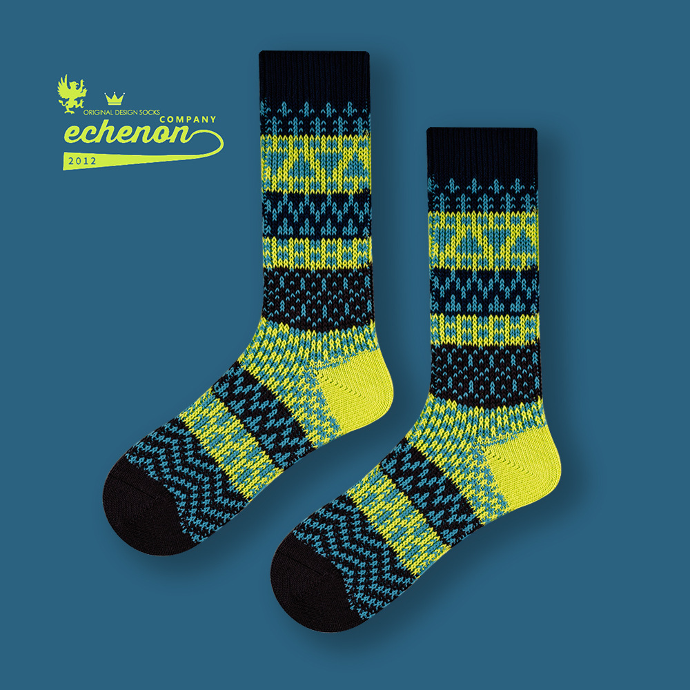 Ami Kaji Men's Thick Knit Winter Socks: Warm & Trendy - Image 12