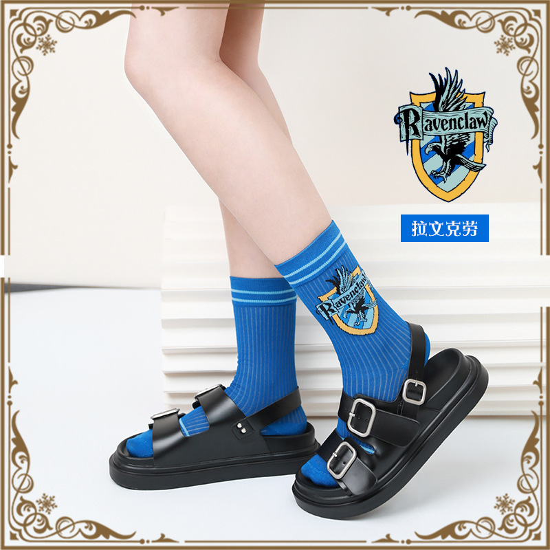 Harry Potter Socks: 2025 Summer Thin Cartoon Cotton Socks for Men & Women - Image 3
