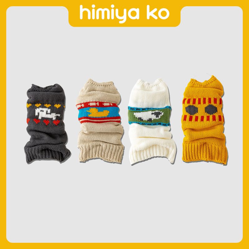 Fashion Distinctive Autumn and Winter Socks Women's Retro Thick Line Leg Cover Warm Cartoon Ins Style Slimming Spice Girls Jk Pile Socks