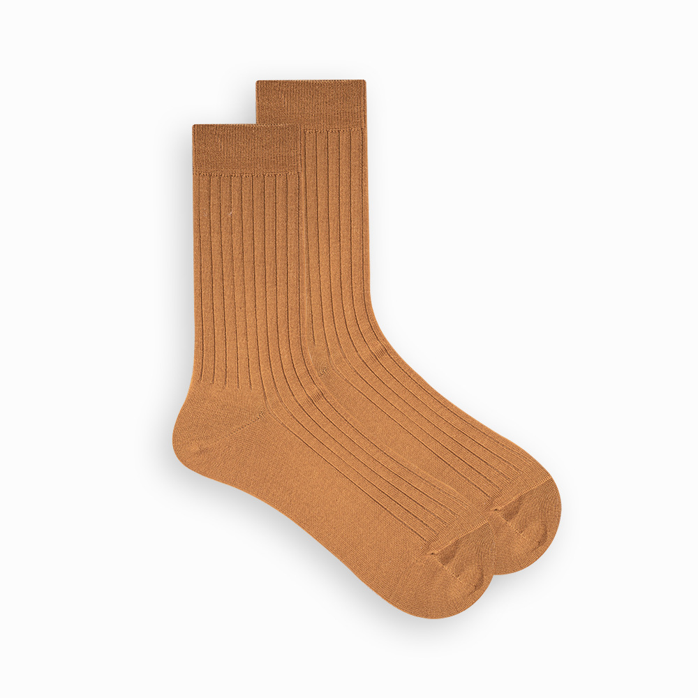 EChenon Men's Thin Cotton Socks: 60 Double Mercerized Casual Tube Socks - Image 11