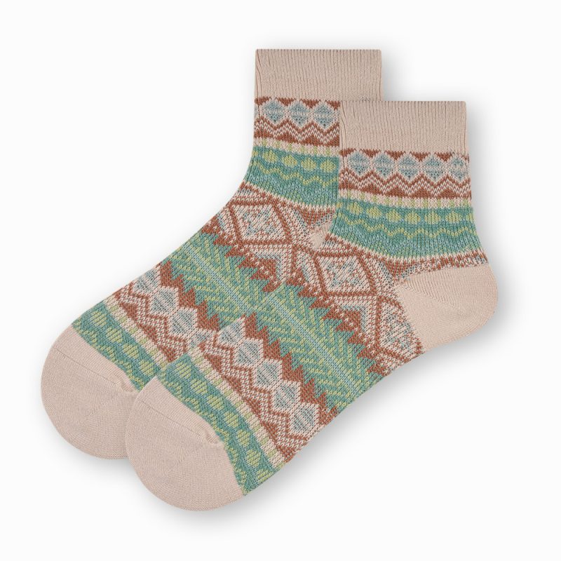 ECHENON spring and summer new socks men's boneless combed cotton retro ethnic style two-way socks trendy sports socks - Image 11