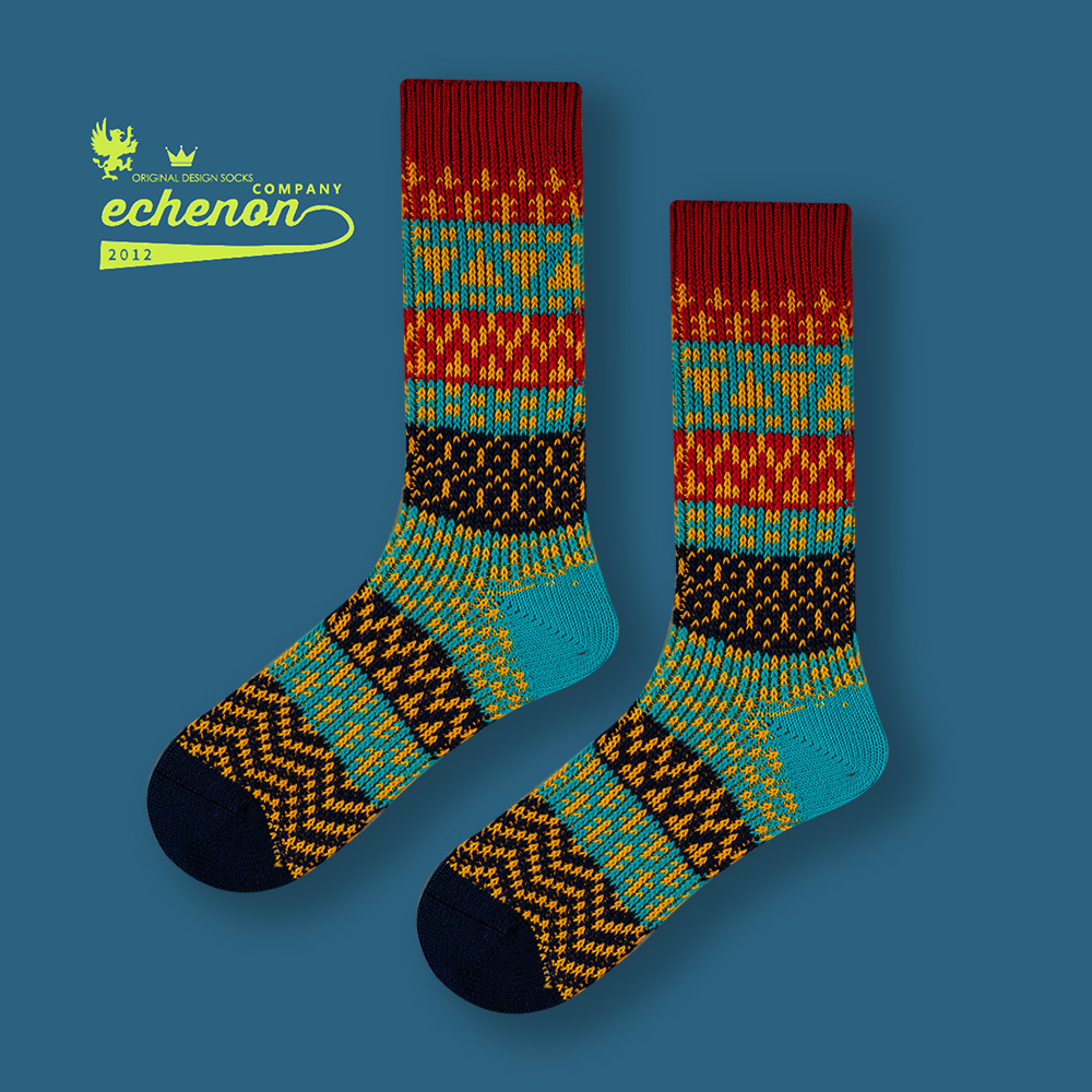 Ami Kaji Men's Thick Knit Winter Socks: Warm & Trendy - Image 7