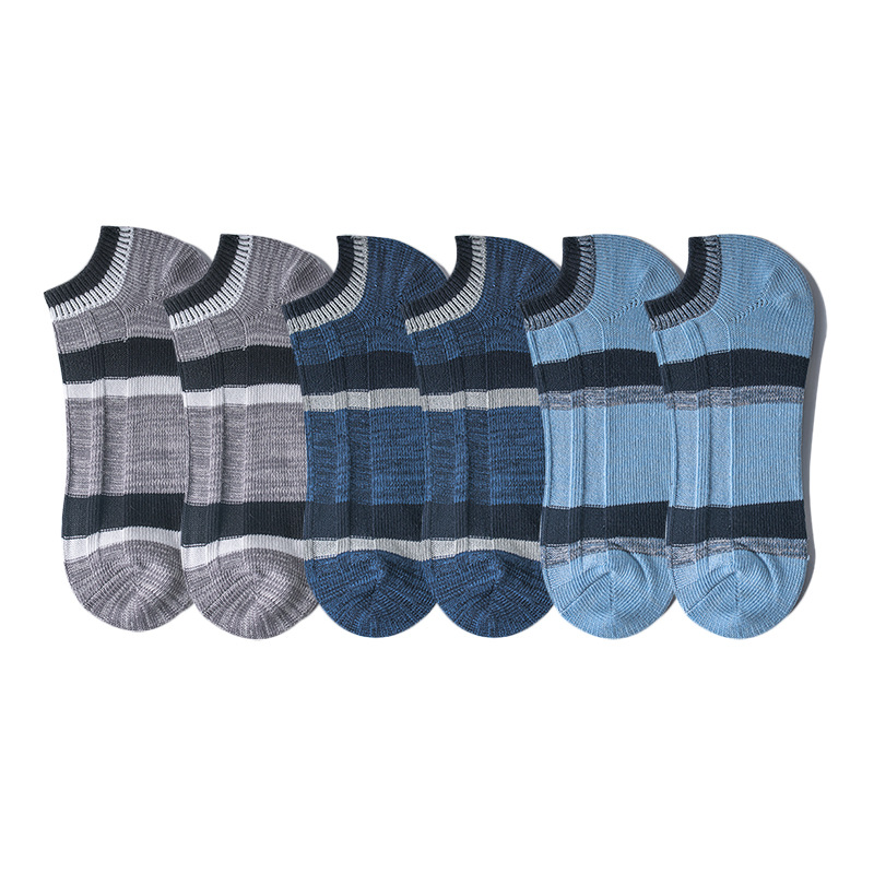 Men's Retro Ethnic Socks: Trendy Thick Cotton Needle Boat Socks - Image 6