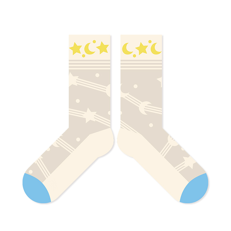 Cute Star Mesh Socks: Women's Summer Breathable Glass Silk Tube Socks - Image 7