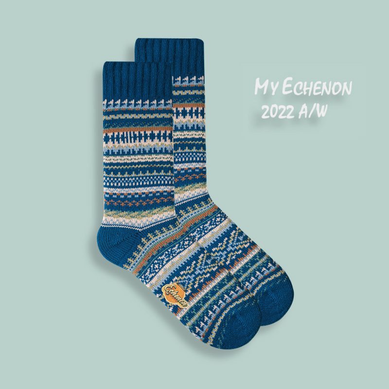 Socks Men's Autumn and Winter Trendy Brand Ami Khaji American Red Ji Tooling Vintage Ethnic Style Winter Thickened Thick Line Stockings - Image 26