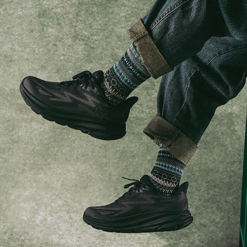 EChenon Men's Japanese Socks: Retro Ethnic Combed Cotton Mid-Length - Image 2