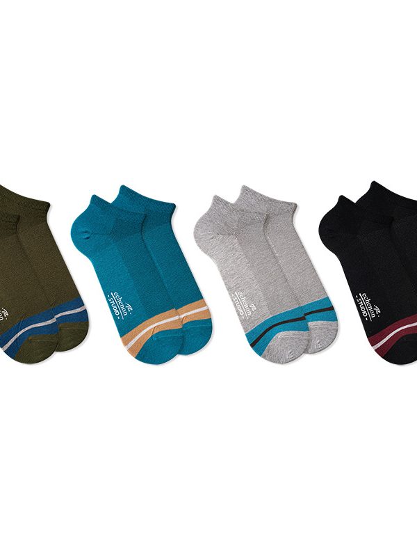 Trendy men's socks  176N cotton thread retro socks National Wind shallow mouth boat Socks mesh thin
