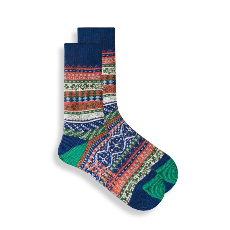 Socks Men's Autumn and Winter Trendy Brand Ami Khaji American Red Ji Tooling Vintage Ethnic Style Winter Thickened Thick Line Stockings - Image 23