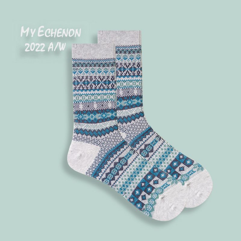 Autumn and Winter Socks Men's Ami Kaji American Style Retro Ethnic Style Trendy Couple's Combed Cotton Double-Way Women's Mid-Tube Socks - Image 20