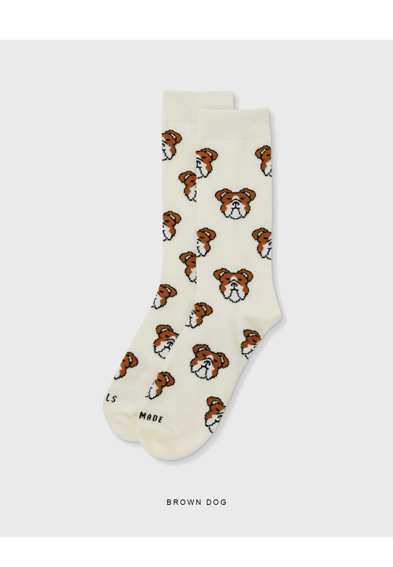 2025 autumn and winter new high quality tide socks mid-calf couple socks ins combed cotton men's socks human closed eyes - Image 9