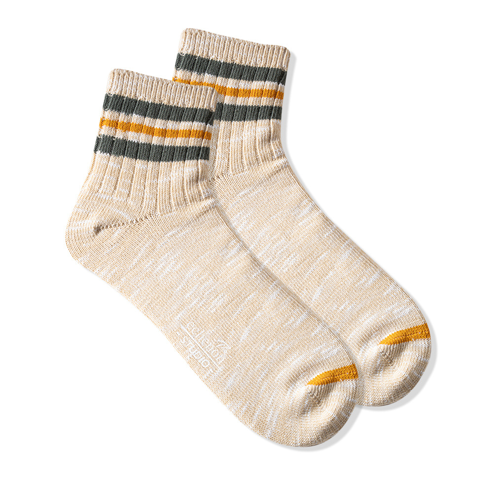 Retro Harajuku Socks: Men's Spring/Summer Thick Cotton National Style Boat Socks - Image 8