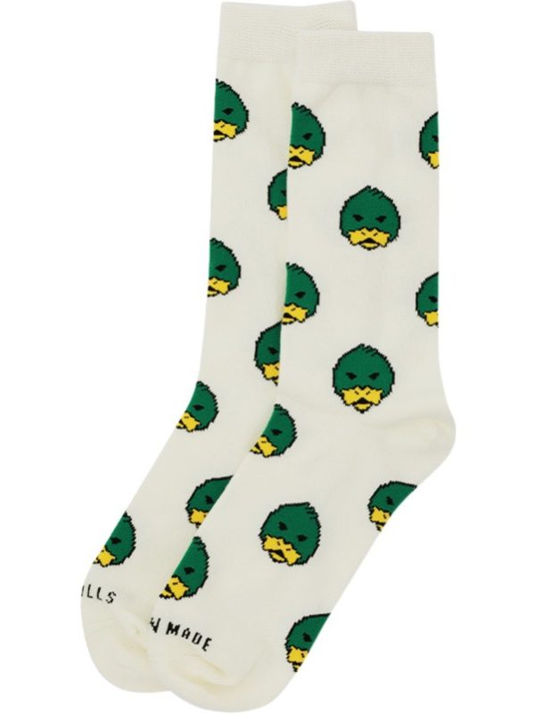 2025 autumn and winter new high quality tide socks mid-calf couple socks ins combed cotton men's socks human closed eyes