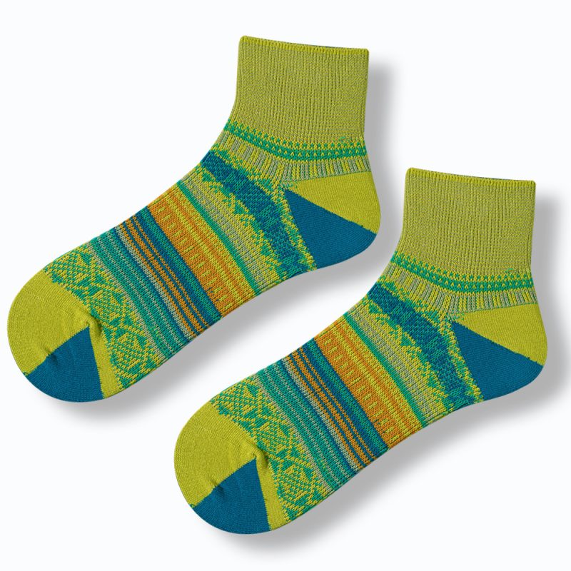 ECHENON South Korea vintage socks men's spring and autumn combed cotton hand-stitched boat socks men's and women's sports socks ins - Image 8