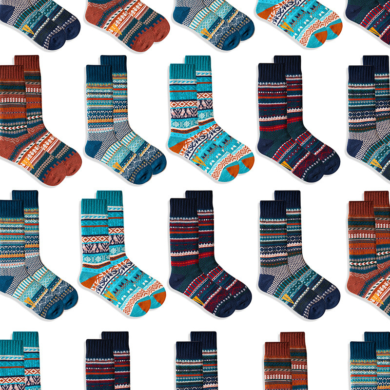 Men's Workwear Socks: Retro Red Wing Style, Combed Cotton, Mid-Calf - Image 5