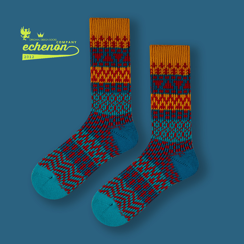 Ami Kaji Men's Thick Knit Winter Socks: Warm & Trendy - Image 8