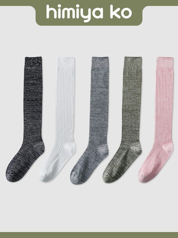 Original bright silk calf socks for women boneless seam summer Japanese simple fashion trend socks thin glass silk stockings