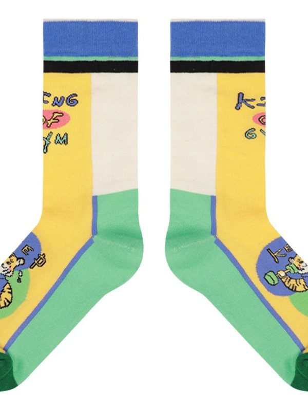 Himiya ko Women's Socks 2022 Original Cute Favorite Garden Series Mid-tube Cotton Socks All-match Personalized Four-season Socks