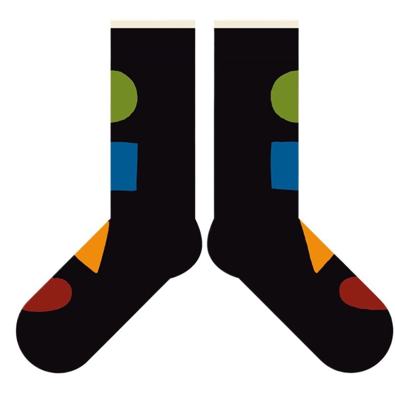 Spring and Summer new fashion sports socks pure cotton Women's sweat-absorbent deodorant simple trendy all-match mid-calf socks women Wholesale