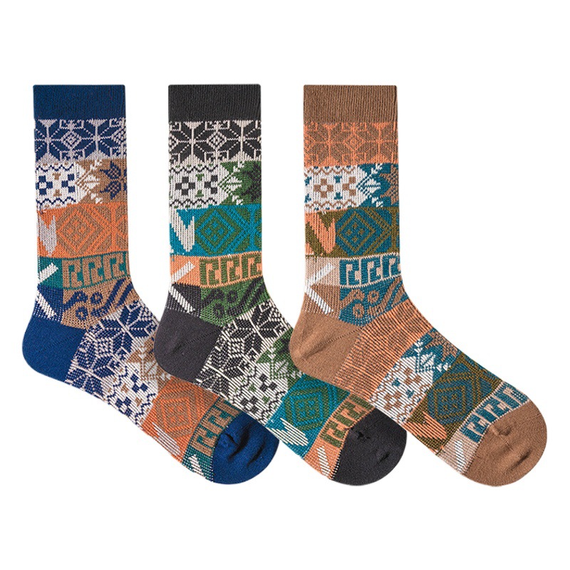 Men's Casual Cotton Socks: Breathable, Comfortable Sports & Leisure