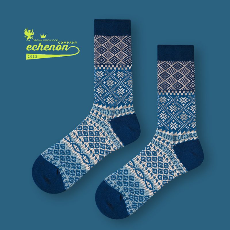 Autumn and winter new socks male combed cotton double needle double boneless American A Mei Khaki retro lovers - Image 9