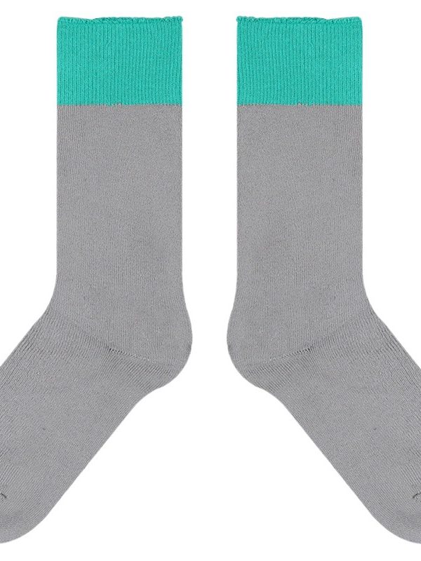 Himiya ko Socks Women's Japanese-style city-style simple curling full-towel bottom versatile piled socks for lovers socks