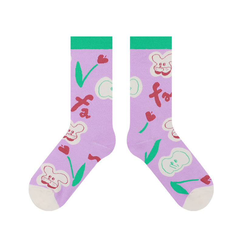 Himiya Rabbit Socks: Cute Korean Style Women's Ankle Socks - Image 9