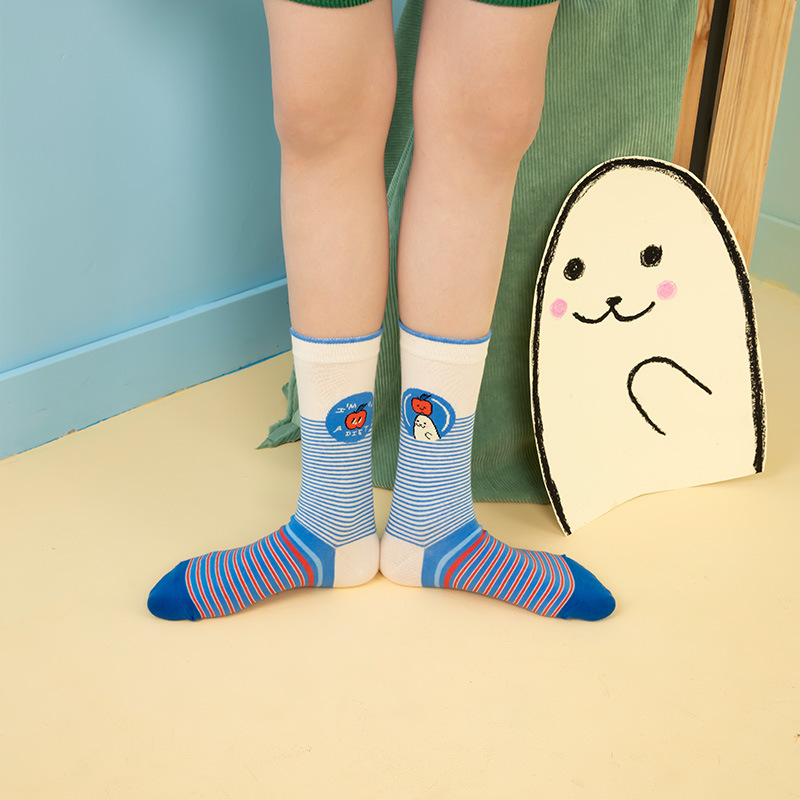 Himiya ko Women's Socks 2022 Original Cute Favorite Garden Series Mid-tube Cotton Socks All-match Personalized Four-season Socks - Image 4