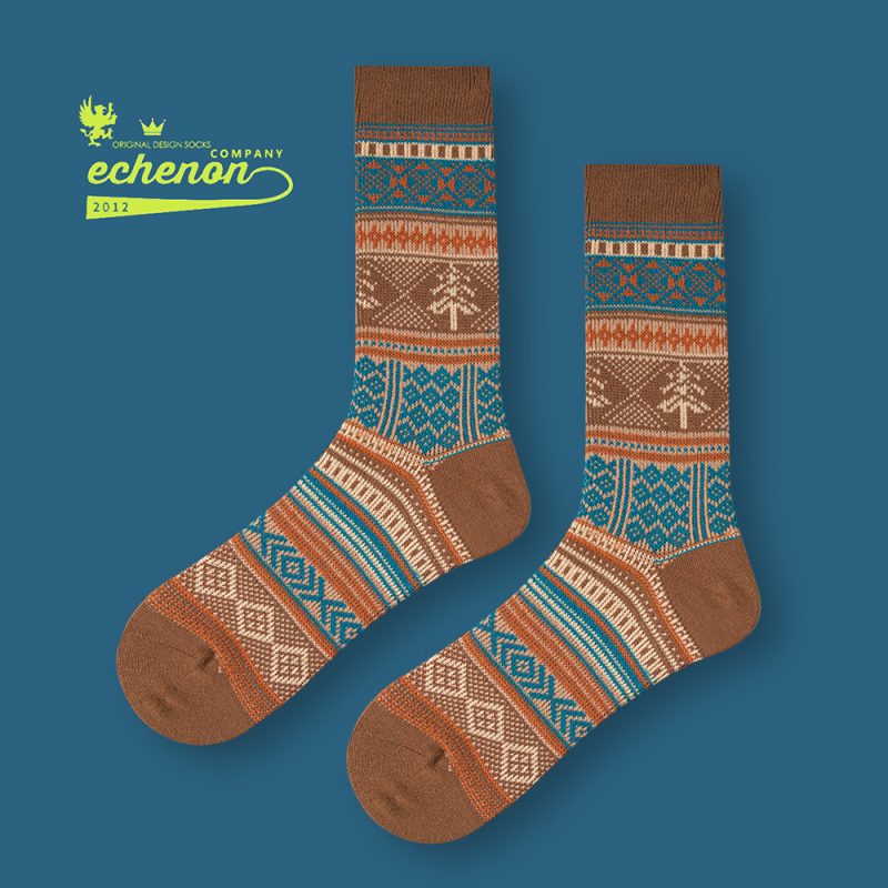 Men's Autumn/winter American Vintage Fine Combed Cotton Boneless Double Needle Path Mid-calf Socks Ameicakaka Socks Cityboy - Image 10