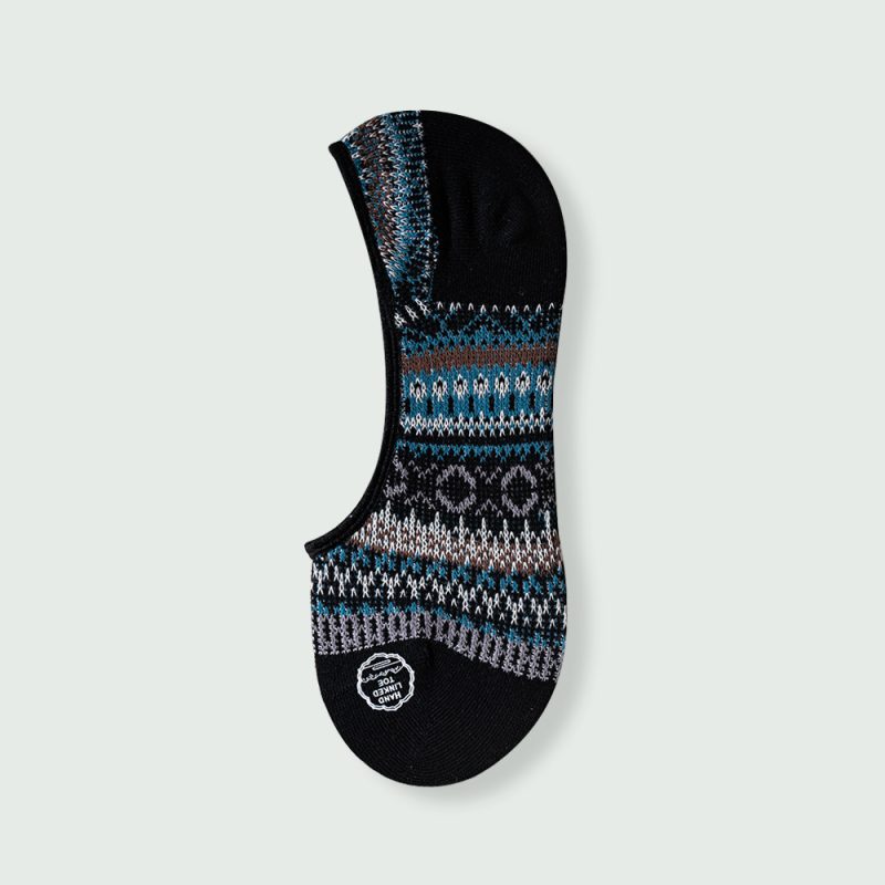 ECHENON socks women's spring and summer double needle double-way boneless combed cotton trendy invisible boat Socks couple retro socks men - Image 8