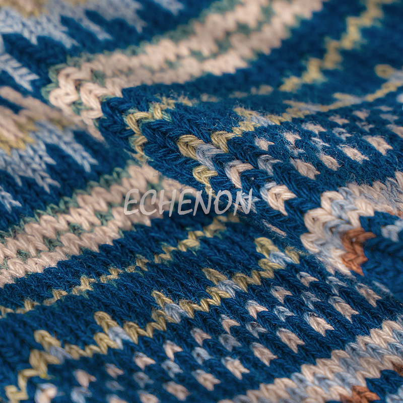 EChenon Men's Winter Socks: Thick Combed Cotton, Warm Vintage Style - Image 4