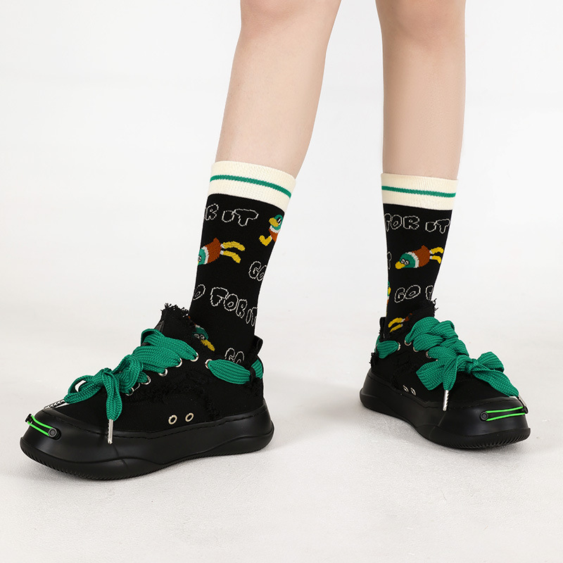Cute Duck Socks - Women's Cartoon Mid-Calf Fashion Socks - Image 5