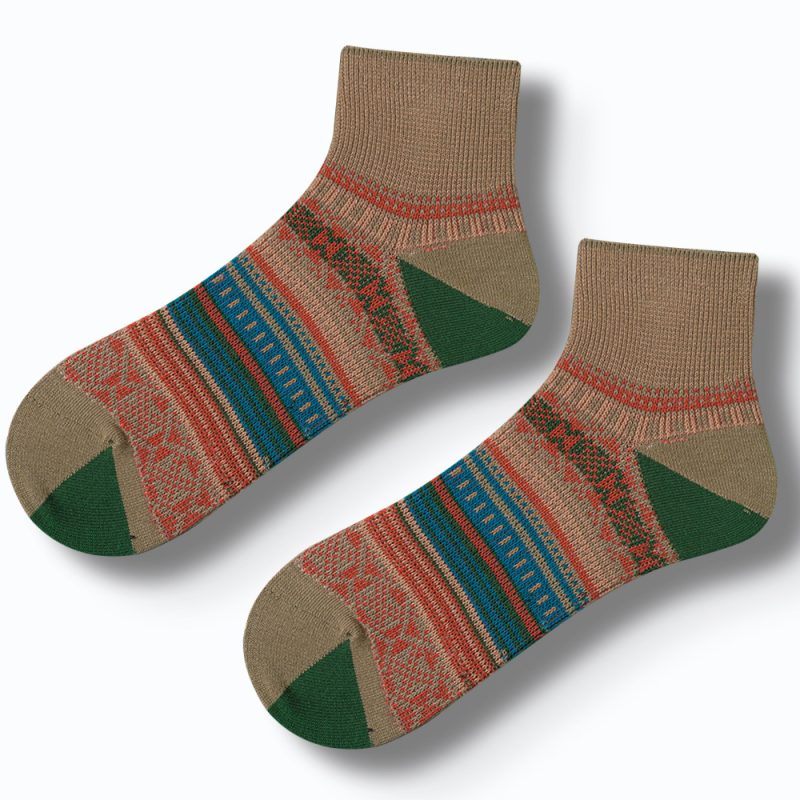 ECHENON South Korea vintage socks men's spring and autumn combed cotton hand-stitched boat socks men's and women's sports socks ins - Image 9