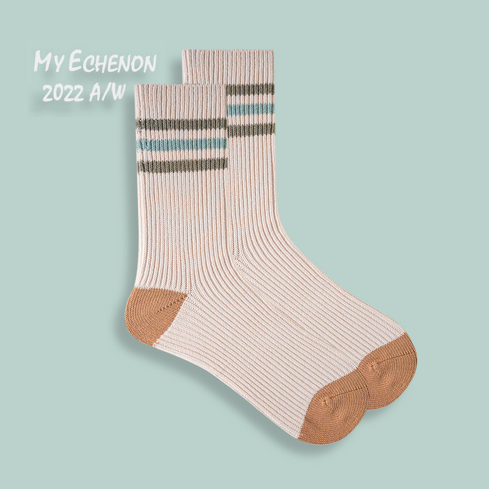 Cityboy Socks: Japanese Striped Combed Cotton Men's Fashion - Image 7