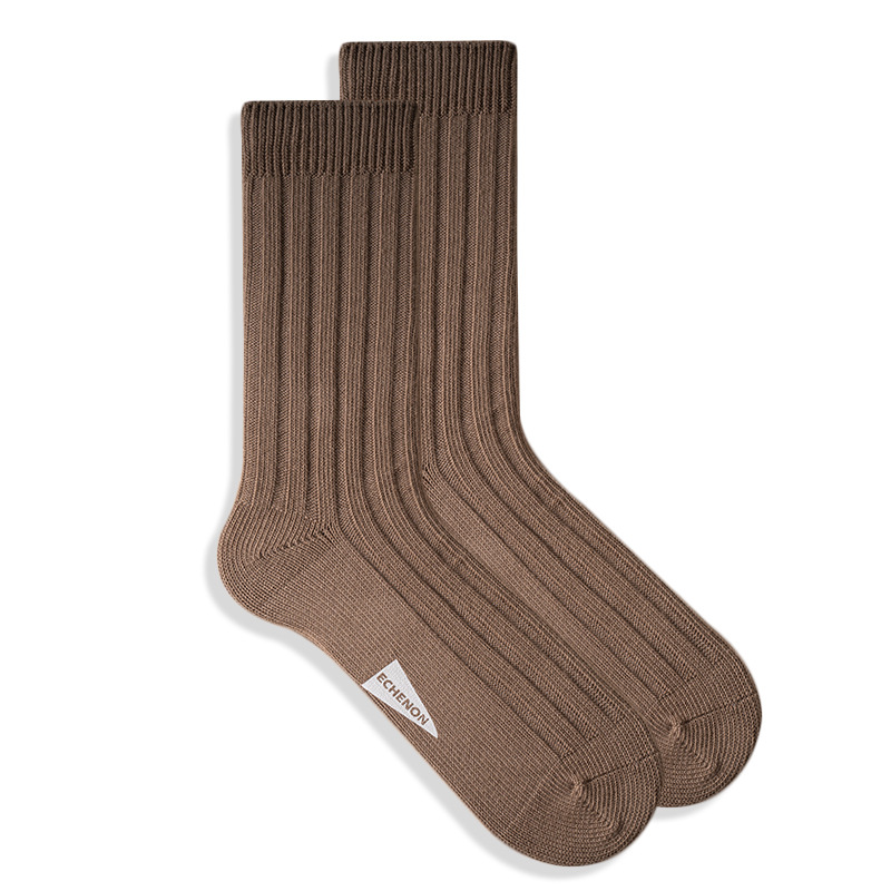 Retro Combed Cotton Socks: Trendy Mid-Calf Socks for Fall & Winter - Image 10
