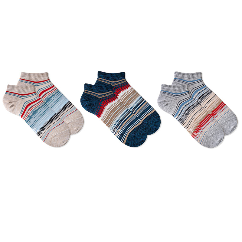 Spot ECHENON Men's Thin Boat Socks: Korean Style Summer Comfort