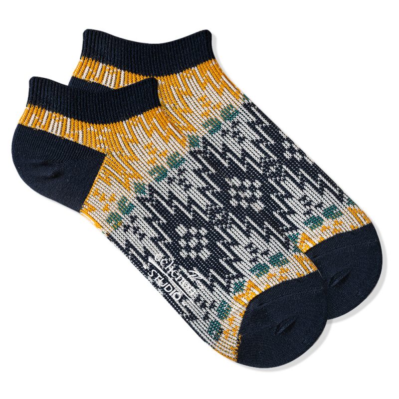 National Trendy Spring and Summer New Korean socks Trendy Brand Men's Shallow Mouth Double Needle Double Path Korean Style Cotton socks Amazon socks - Image 7