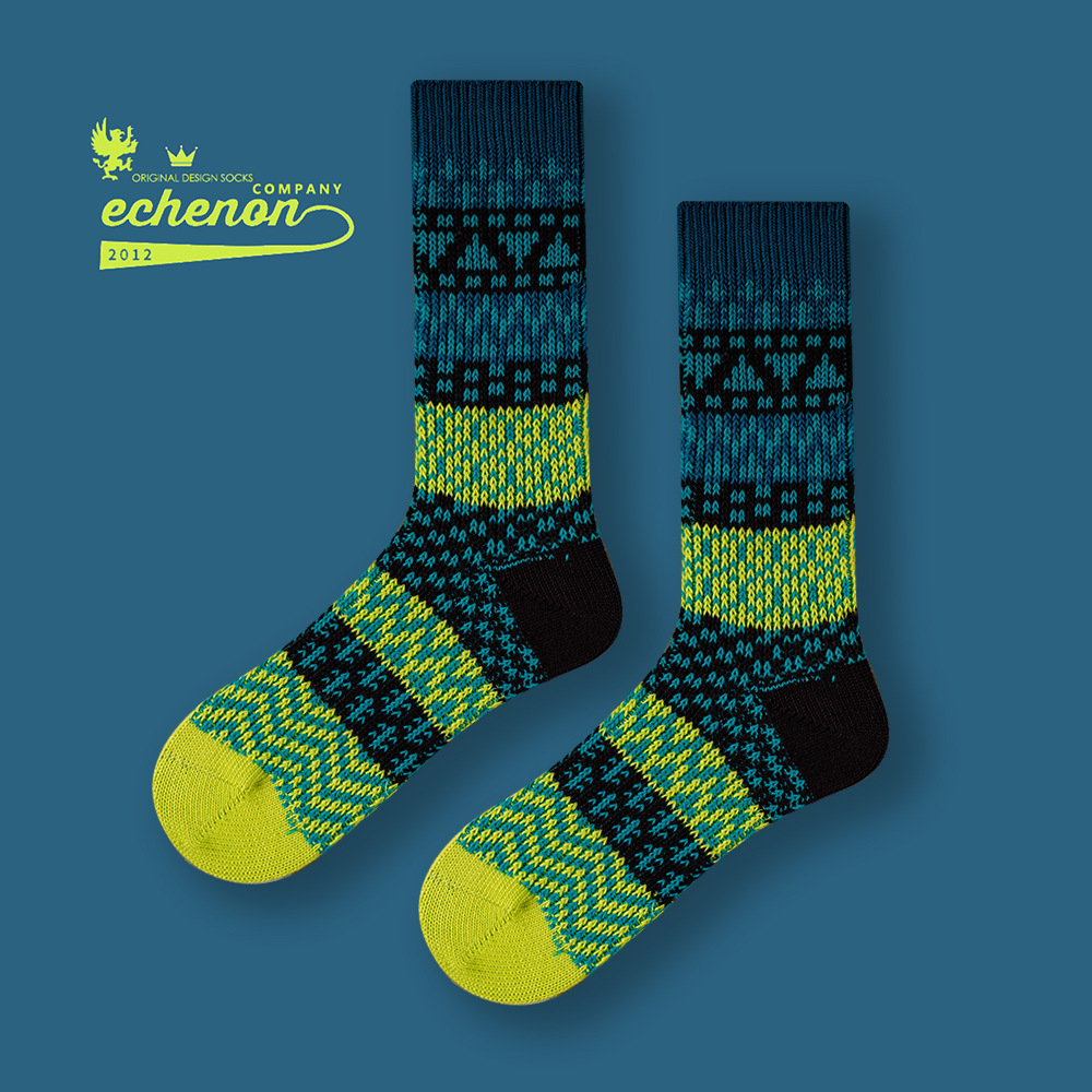 Ami Kaji Men's Thick Knit Winter Socks: Warm & Trendy - Image 11