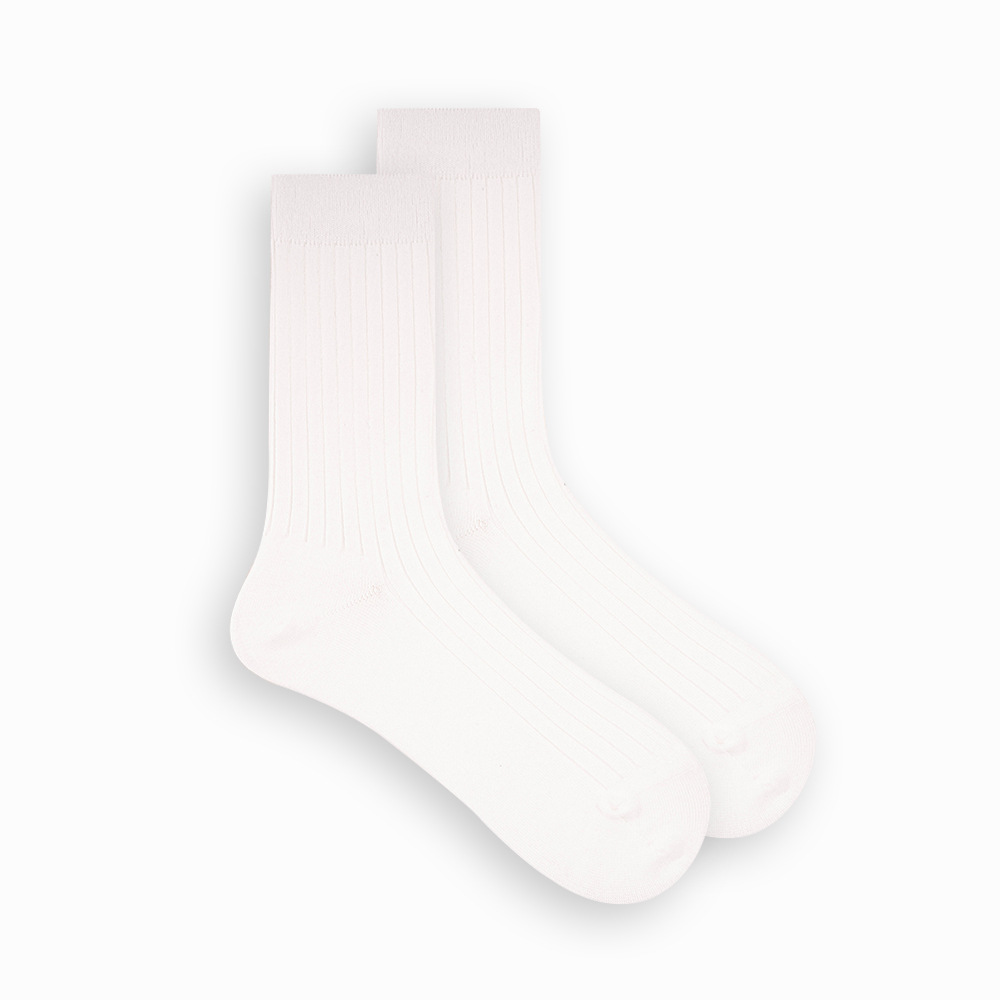 EChenon Men's Thin Cotton Socks: 60 Double Mercerized Casual Tube Socks - Image 8