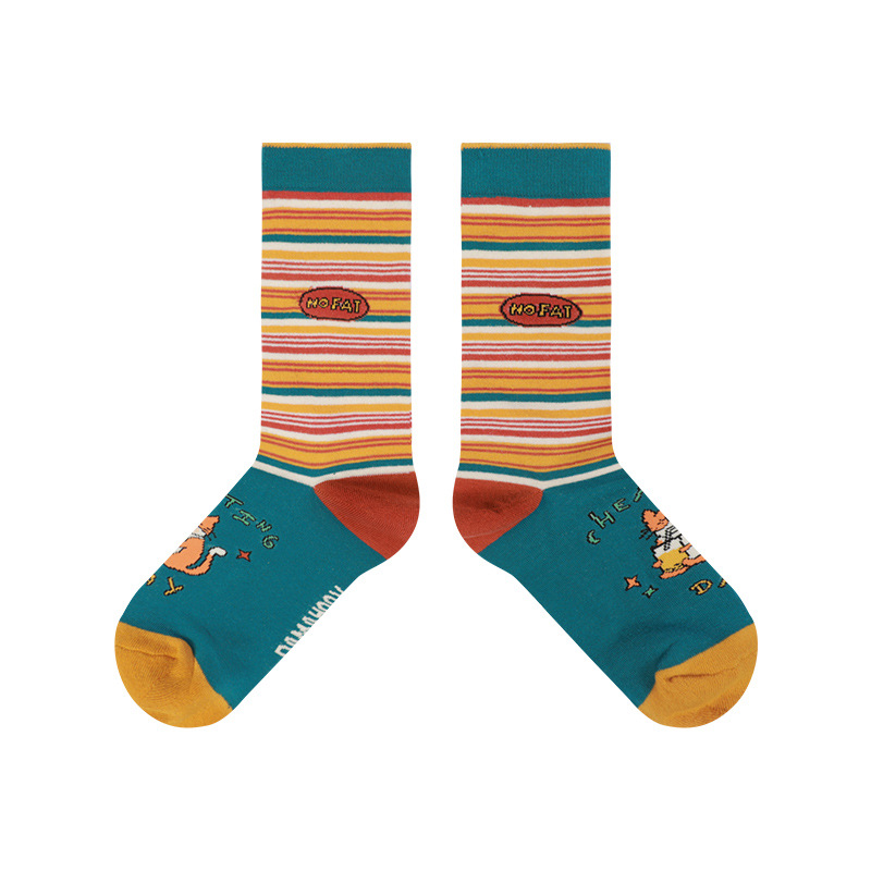 Himiya ko Women's Socks 2022 Original Cute Favorite Garden Series Mid-tube Cotton Socks All-match Personalized Four-season Socks - Image 10