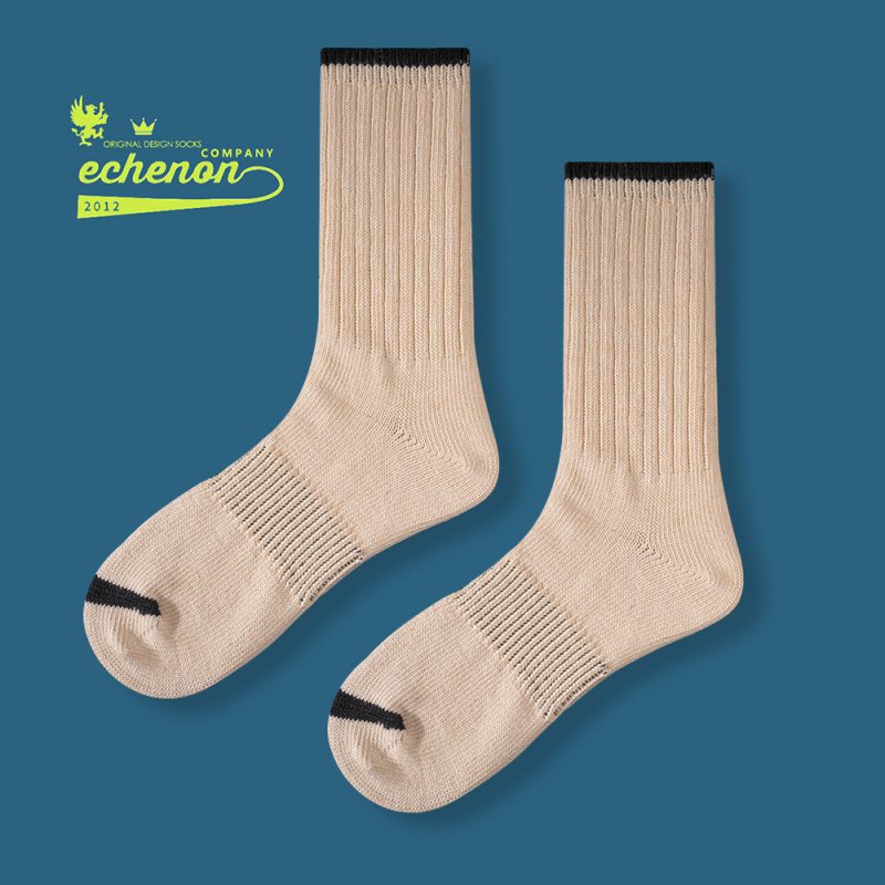 Autumn and Winter Japanese heavy industry 80g + thick combed cotton men's and women's socks fashion brand retro combed cotton sports mid-calf length socks - Image 9