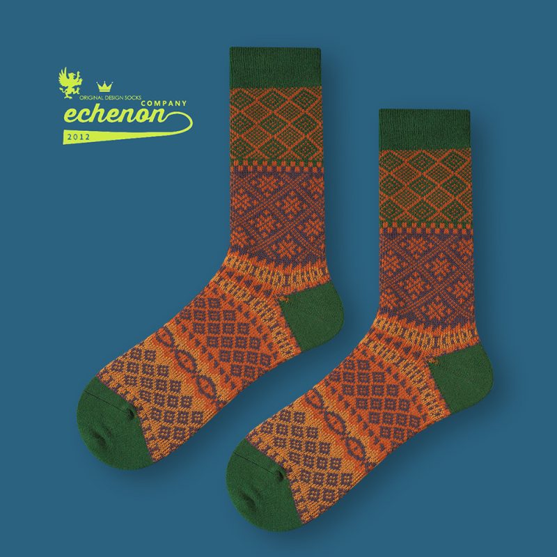 Autumn and winter new socks male combed cotton double needle double boneless American A Mei Khaki retro lovers - Image 10