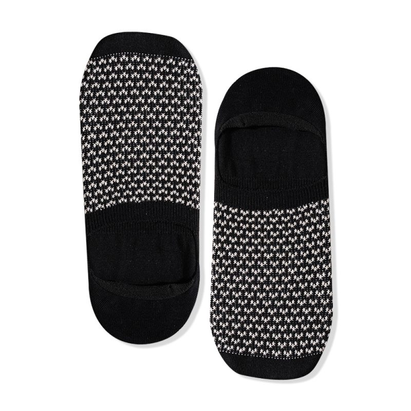 ECHENON spring and summer new socks men's combed cotton 176 needle double needle double way boat Socks Japanese tide socks - Image 9