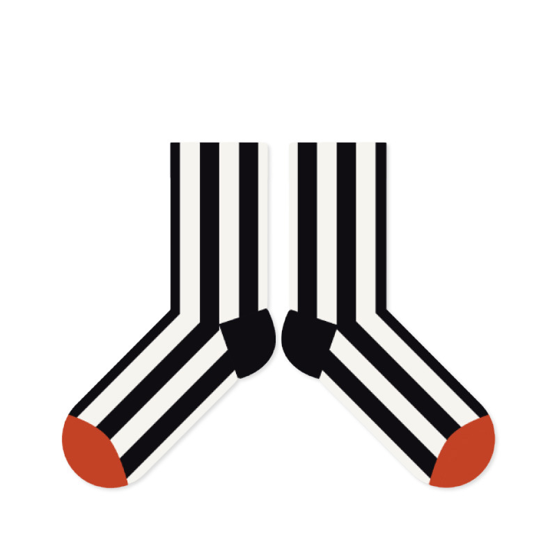 Colorful Striped Socks: Trendy Maillard Cotton Socks for Women - Image 11