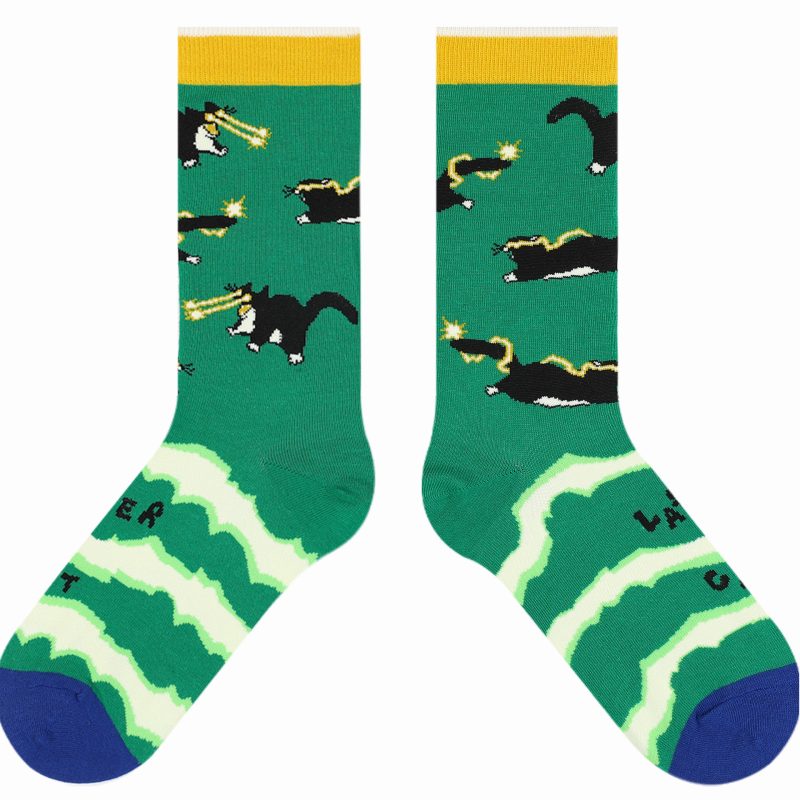 himiya ko white socks for women autumn and winter new trendy all-match cotton socks sports trendy socks mid-calf wholesale stall - Image 5