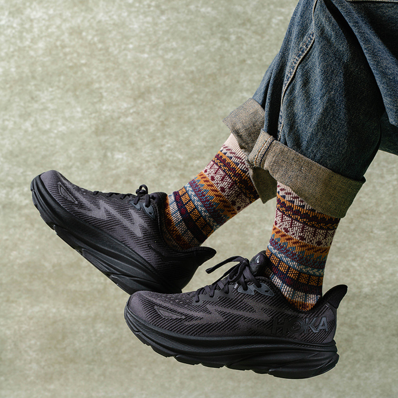 Men's Retro Socks: Combed Cotton Mid-Calf Vintage Style - Image 3