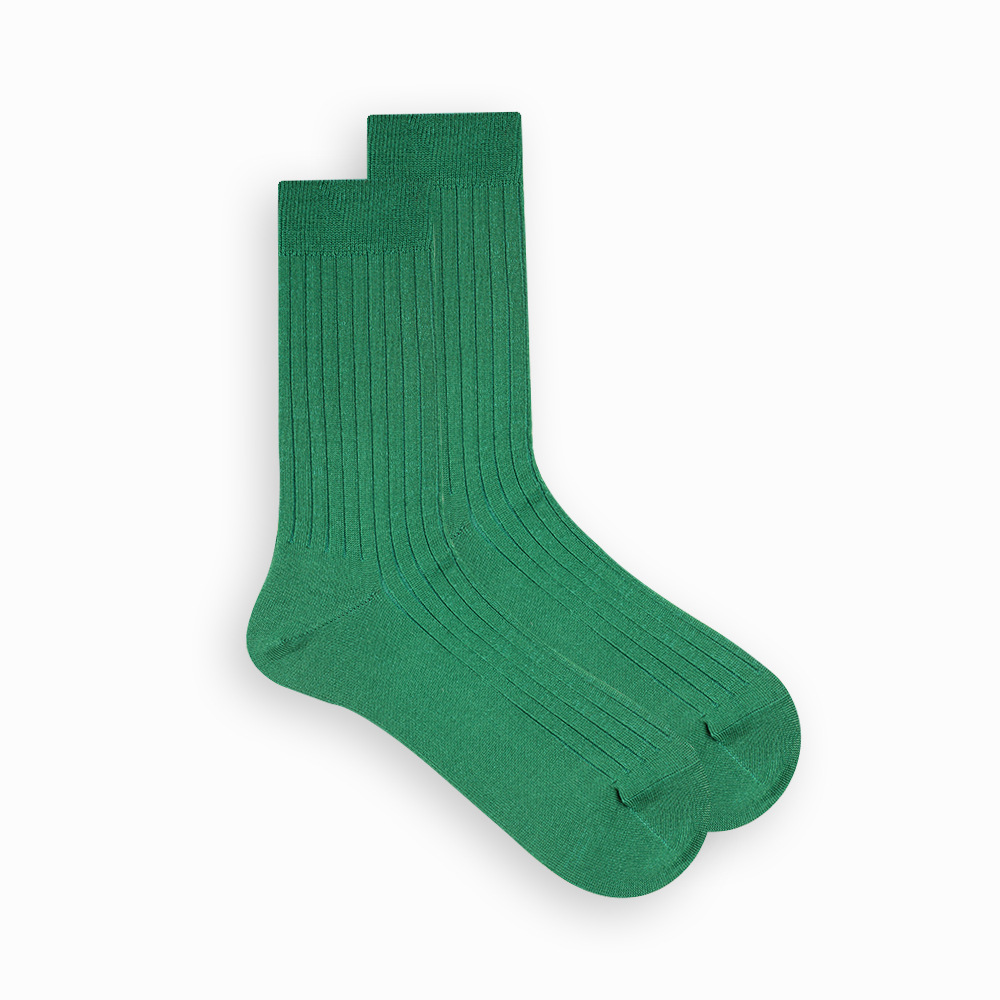 EChenon Men's Thin Cotton Socks: 60 Double Mercerized Casual Tube Socks - Image 9