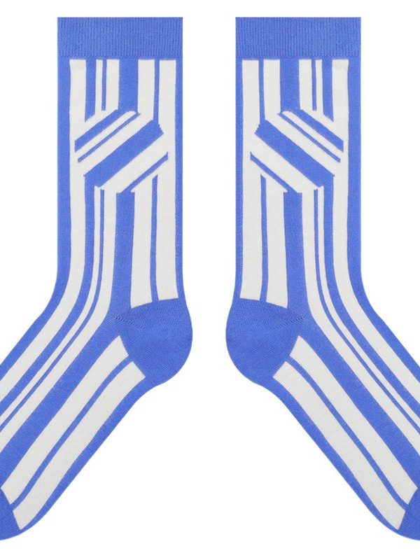 Himiya ko socks women's 2025 autumn new time and space shuttle series tide socks combed cotton socks lovers socks 2 colors