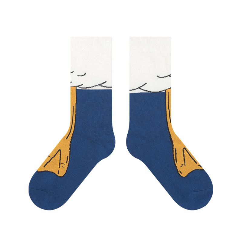 Duck Socks: 2025 Autumn Women's Cute Xinjiang Cotton Mid-Tube Socks - Image 6