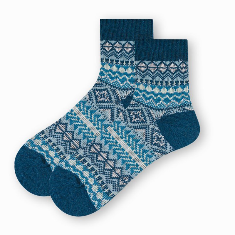 ECHENON spring and summer new socks men's boneless combed cotton retro ethnic style two-way socks trendy sports socks - Image 9